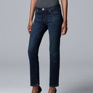 Simply Vera Power Stretch Straight-Leg Jean 6P